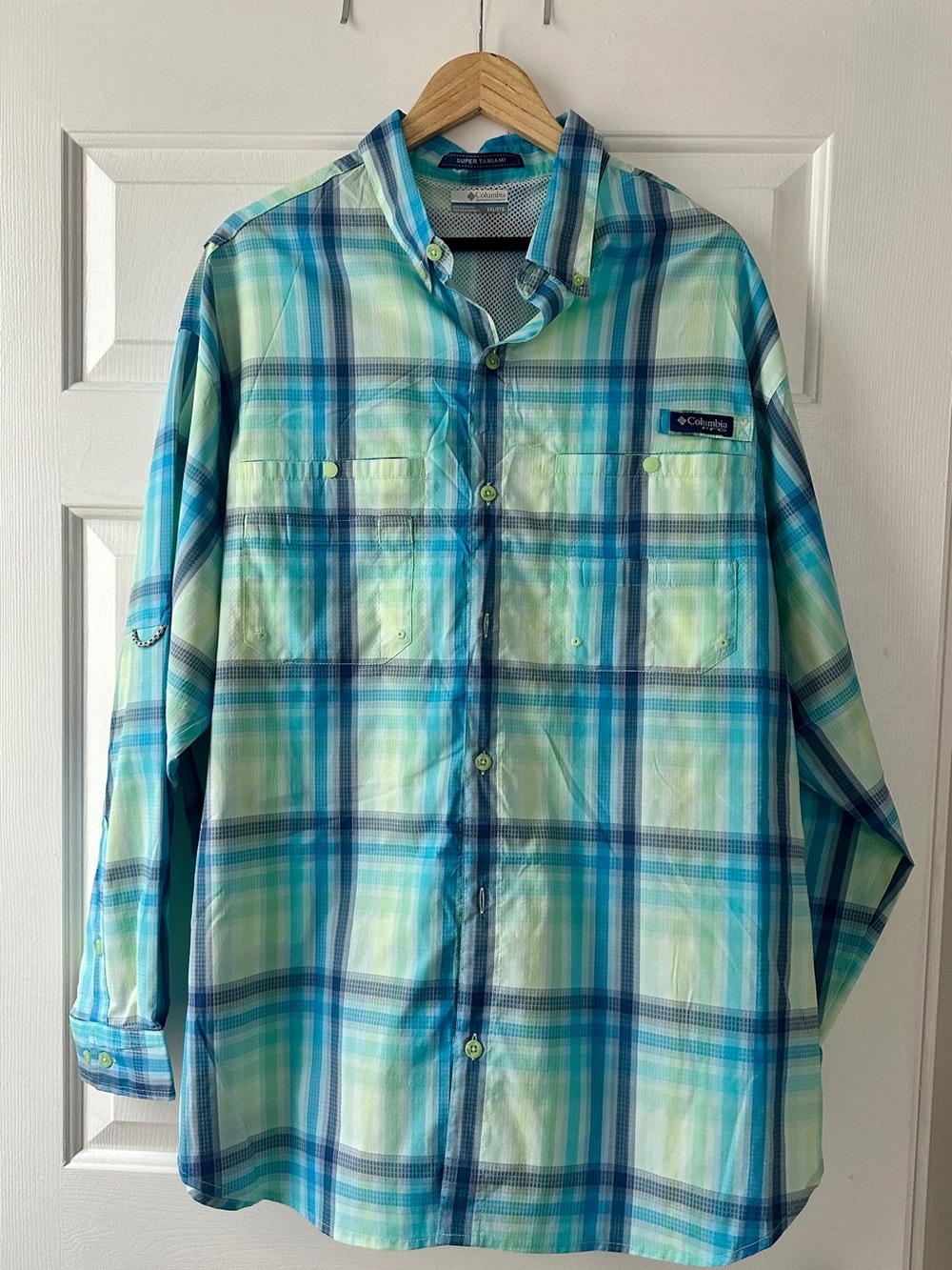 Columbia PFG Men’s Plaid Button-Up Shirt - XXL
